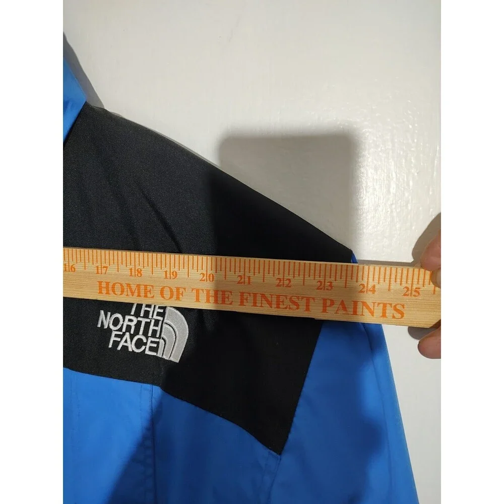 THE NORTH FACE Men Blue Black Mountain Gore-Tex Parka Jacket Sz L Outdoor Coat